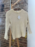 Vintage Italian 3/4 Sleeve Jumper
