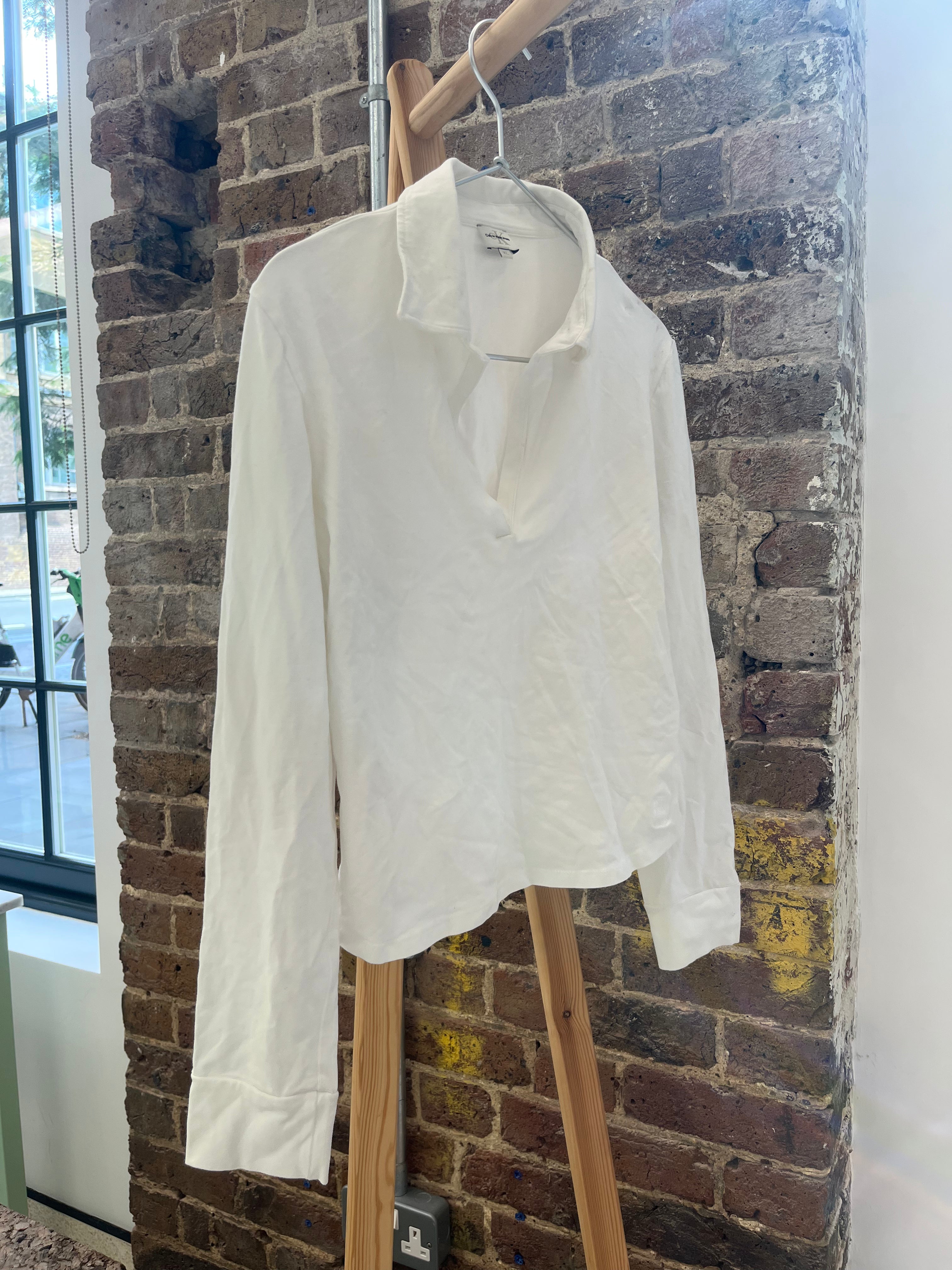 Vintage Calvin Klein White Polo