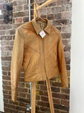 Vintage Tan Leather Jacket