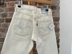 Vintage Levis 501 White Jeans