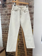 Vintage Levis 501 White Jeans