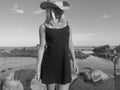 the sennen slip dress - ink black